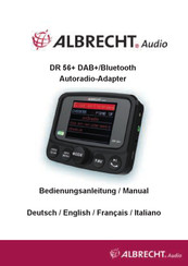 Albrecht Audio DR 56+ Mode D'emploi