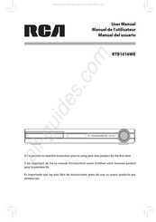 RCA RTB1016WE Manuel De L'utilisateur