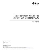 Sun Microsystems StorageTek 6540 Notice