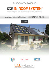 GSE INTÉGRATION IN-ROOF SYSTEM Kit UNIVERSEL Manuel D'installation