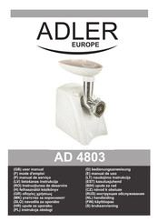 Adler europe AD 4803 Mode D'emploi