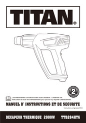 Titan TTB284HTG Manuel D'instructions Et De Sécurité