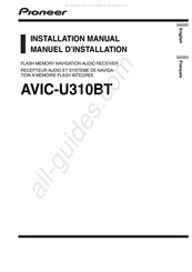 Pion AVIC-U310BT Manuel D'installation