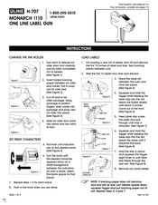 Uline H-707 Instructions