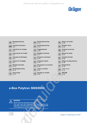 Dräger e-Box Polytron 5000 Instructions De Montage