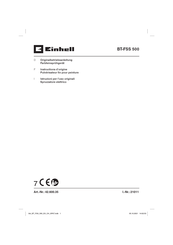 EINHELL BT-FSS 500 Instructions D'origine
