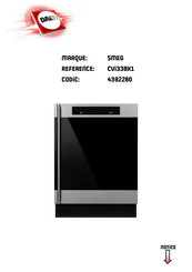 Smeg CVI338X1 Mode D'emploi