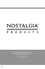 NOSTALGIA PRODUCTS NSCM525CB6A Instructions Et Recettes