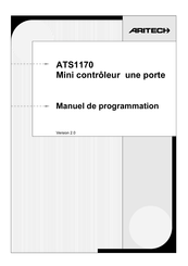 Aritech ATS1170 Manuel De Programmation