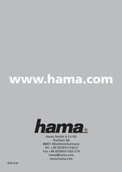 Hama 00034374 Mode D'emploi