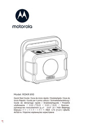 Motorola ROKR 810 Guide De Démarrage Rapide