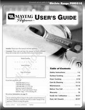 Maytag Performa PER5510 Guide De L'utilisateur