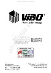 VIBO EDS 1700 VG Instructions De Montage