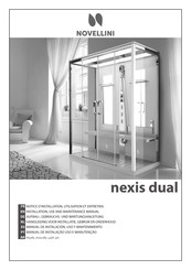 Novellini Nexis Dual P80 Notice D'installation, Utilisation Et Entretien