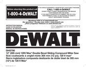 DeWalt DHS790 Guide D'utilisation