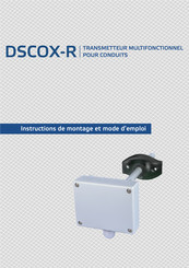 Sentera Controls DSCOX-R Instructions De Montage Et Mode D'emploi