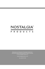 NOSTALGIA PRODUCTS CLCM8AQ Mode D'emploi