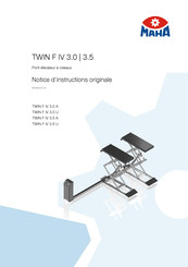 MAHA TWIN F IV 3.5 A Notice D'instructions Originale