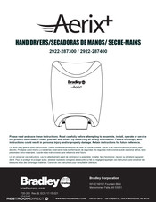 Bradley Aerix+ 2922-287300 Mode D'emploi