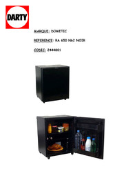 Dometic miniCool RA 650 N62 Mode D'emploi