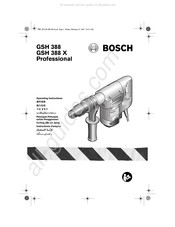 Bosch GSH 388 Professional Instructions D'emploi