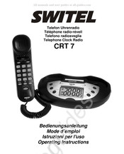 switel CRT 7 Mode D'emploi