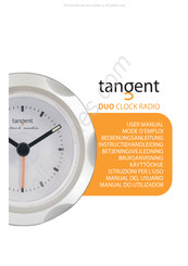 Tangent DUO CLOCK RADIO Mode D'emploi