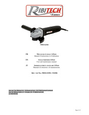 Ribimex 510306 Manuel D'instructions Et D'utilisation