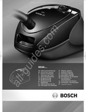 Bosch BSG6 Série Notice D'utilisation