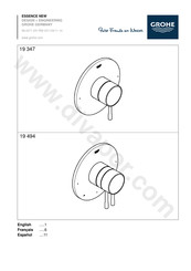 Grohe ESSENCE NEW 19 347 Mode D'emploi