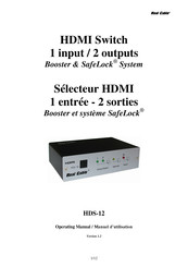 Real Cable HDS-12 Manuel D'utilisation