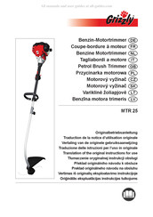 Grizzly MTR 25 Traduction De La Notice D'utilisation Originale