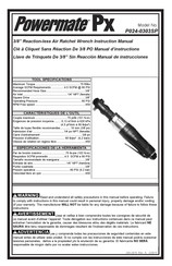 Powermate Px P024-0303SP Manual D'instructions