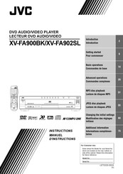 JVC XV-FA902SL Manuel D'instructions