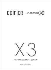 EDIFIER Xemai X3 Mode D'emploi