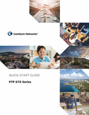 Cambium Networks PTP 670 Serie Mode D'emploi