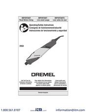 Dremel 2050 STYLO+ Consignes De Fonctionnement/Sécurité
