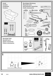 Villeroy & Boch O.novo Série Instructions De Montage