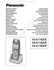 panas KX-A114EX/E Manuel Utilisateur