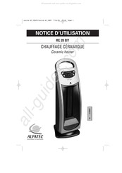 ALPATEC RC 20 EIT Notice D'utilisation