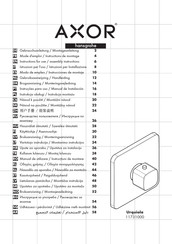 Hansgrohe AXOR Urquiola 11731000 Mode D'emploi / Instructions De Montage