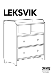 Ikea LEKSVIK Instructions De Montage