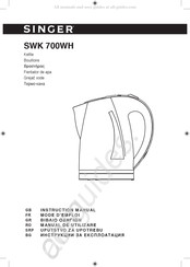 Singer SWK 700WH Mode D'emploi