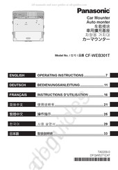 Panasonic CF-WEB301T Instructions D'utilisation