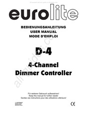 EuroLite D-4 Mode D'emploi