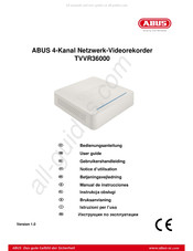 Abus TVVR36000 Notice D'utilisation