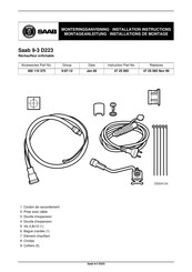 Saab 400 110 375 Instructions De Montage