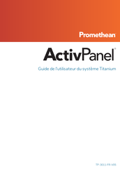 promethean ActivPanel AP7-B70 Guide De L'utilisateur