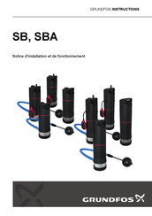 Grundfos SBA Notice D'installation Et De Fonctionnement