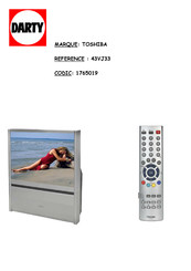Toshiba 43VJ33 Serie Manuel De L'utilisateur